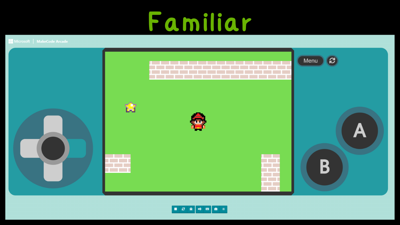 TN makecode arcade familiar